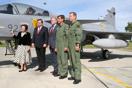 Zleva Rasa Juknevičiene, Alexandr Vondra,Audronius Ažuvalis,Petr Lanči,Jaroslav Kankia 