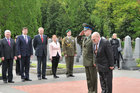 Representatives of the Russian Federation Embassy in Prague pay tribute to soldiers of former Red Army who helped liberate Czechoslovakia in 1945. 7 May 2013