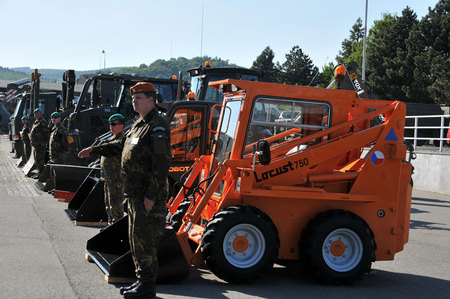 Display of engineer equipment at IDET 2011