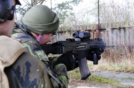 Guard company personnel begin training on the unit's cohesiveness