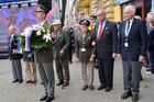 American veterans accompanied by grandson of legendary General Patton - George Patton Waters (second from right). 6 May 2013