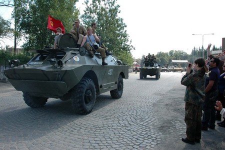 Soviets "leave"