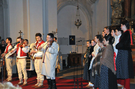 Members of the Ondras Art Ensemble perform in the Church