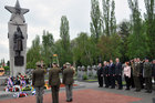 Burial ground of soldiers serving in the former Red Army, at Olsany Cemetery in Prague. 7 May 2013