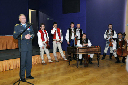 The ceremonial meeting was opened by General Vlastimil Picek