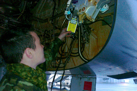 Aircraft checked for radioactivity by members of the 312th CBRN Batallion (1)
