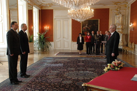 Appointment of new Minister of Defence at the Prague Castle