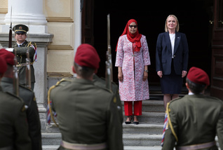 Ilustrační obrázek ke článkuMinistryně Jana Černochová přijala ministryni obrany Etiopie Aishu Mohammed Musa