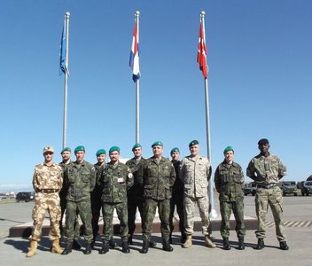 Velitel mezinárodního spojovacího praporu NATO navštívil české vojáky v Turecku 