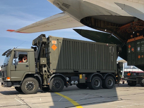 1. strážní rota BAF zahájila přesun materiálu do České republiky