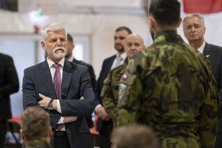 V Lotyšsku navštívil prezident české ženisty, kteří jsou zde ve struktuře kanadského mnohonárodního uskupení.