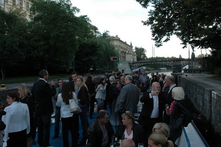 Dozens of guests participated in the remembrance boat trip