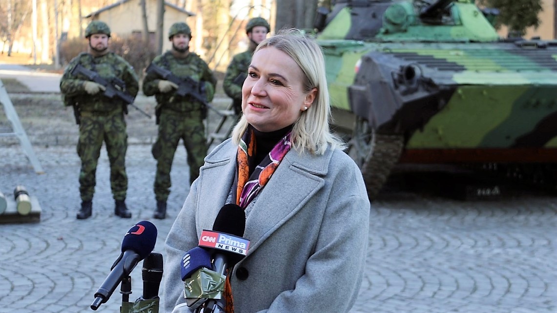 Soldiers do not have to sugarcoat it for me, I know the reality, Minister said in Hranice