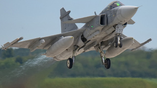 Ilustrační obrázek ke článkuZa 20 let služby nalétaly gripeny 38 tisíc hodin, nejbližší misí bude Island