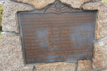 Bronze panel at the memorial