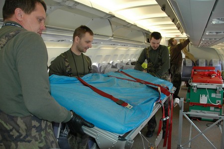 Military airbuses could transport even the seriously injured