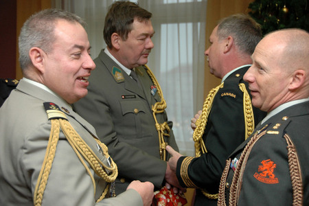 From the meeting: French and Dutch Defence Attachés in the forefront