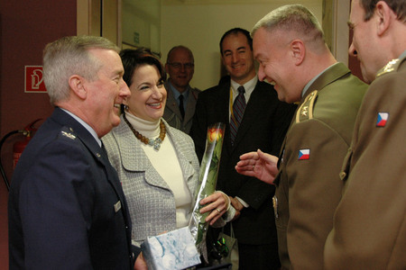 US Defense & Air Attache Colonel Walter E. Scales with his spouse at the meeting