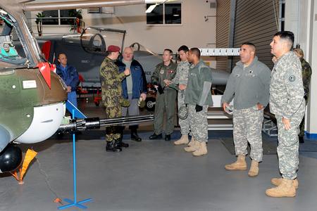 Delegation at the Air Force Hall
