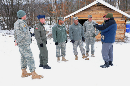 Visiting grounds of the Military Training Area at Brezina, close to Vyskov