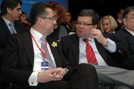 Martin Glvac, Minister of Defence of the Slovak Republic, and Alexandr Vondra