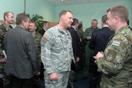 Also American and Hungarian soldiers take part in the presentation