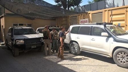 1. jednotka Vojenské policie KAMBA zahájila v Kábulu svoji činnost