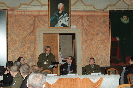 Opening address of Colonel Milan Schulc, Chief of the Czech Military Police