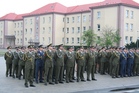 Ceremony at Support Forces Command barracks to remember the 68th anniversary. 7 May 2013