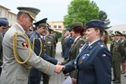From the ceremony at the Support Forces Command at Brandys nad Labem - Stara Boleslav. 7 May 2013