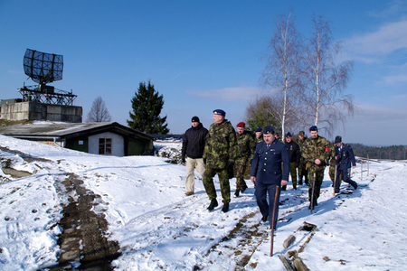 Part of a combat position of the 5th Radiotechnical Company at Trebotovice