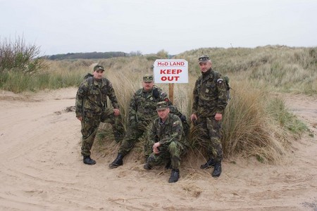 Czech Active Reserve team at the Exercise