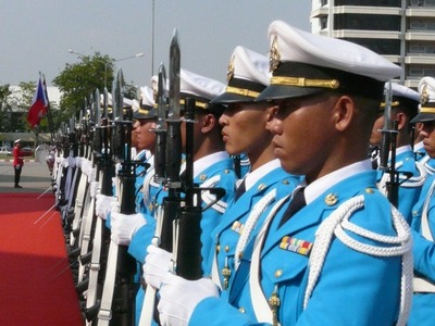Ready to parade