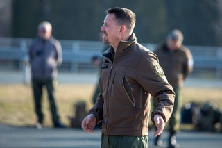  Velitel čáslavské základny plukovník gšt. Jaroslav Míka.