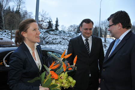 Welcoming new minister