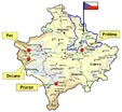 Map of Kosovo