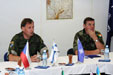 velitel MNTF-C brig.gen. Seppo Toivonen a jeho zástupce plukovník Con Ryan
