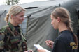 Female members of Croatian and Czech Military Police