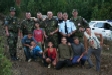 Společná fotografie s Kosovskou policií a místními dětmi