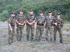 EOD tým: zleva praporčík Michal Cepek, rotný Petr Mišák, nadpraporčík Pavel Pánek, praporčík Pavel Neděla, praporčík Marek Tkáč, rotná Hana Buďová
