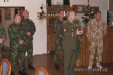 Příslušníky speciálních sil přivítal Ř VZ gen. Páleník, vpravo velitel kontingentu plk. gšt. Kovanda