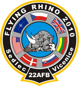 FLYING RHINO 2010 Badge