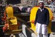 Hydro power plant turbine repaired