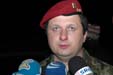Commander COL Aleš Vodehnal at the arrival