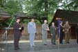 From the left: Colonel Jiří Majkus and Major General František Hrabal with Rožnov Representatives