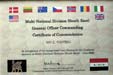 Certifikát pro praporčíka Vostřela